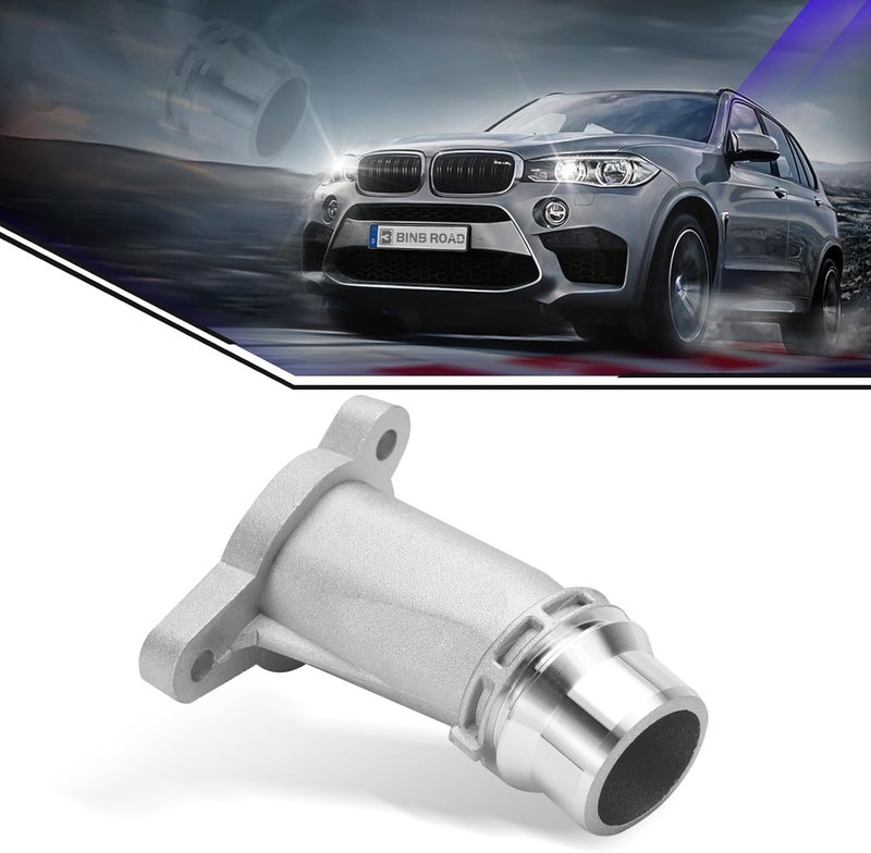 BINB ROAD 11118511205 Aluminum Engine Block Water Pipe Connector Compatible with BMW 1 2 3 4 5 6 7 X1 X2 X3 X4 X5 | Compatible with MINI F55 F56 2013-2019 - Image 1